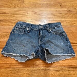 GAP Denim Embellished Shorts Size 7